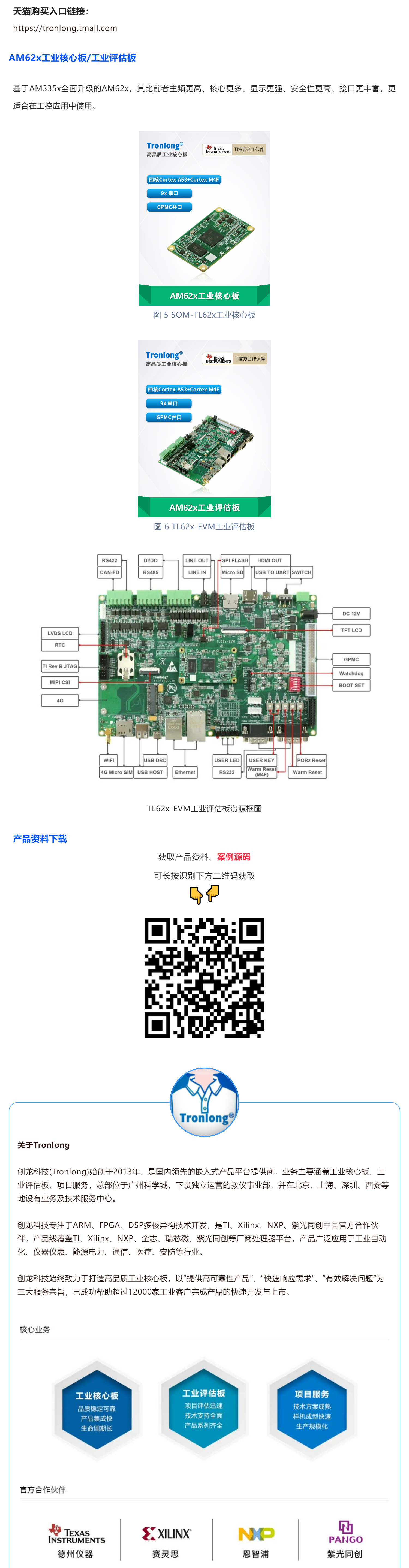 AM64x工業核心板/工業評估板